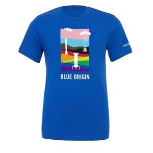 Blue Origin Gender Neutral Pride Tee Space Mission